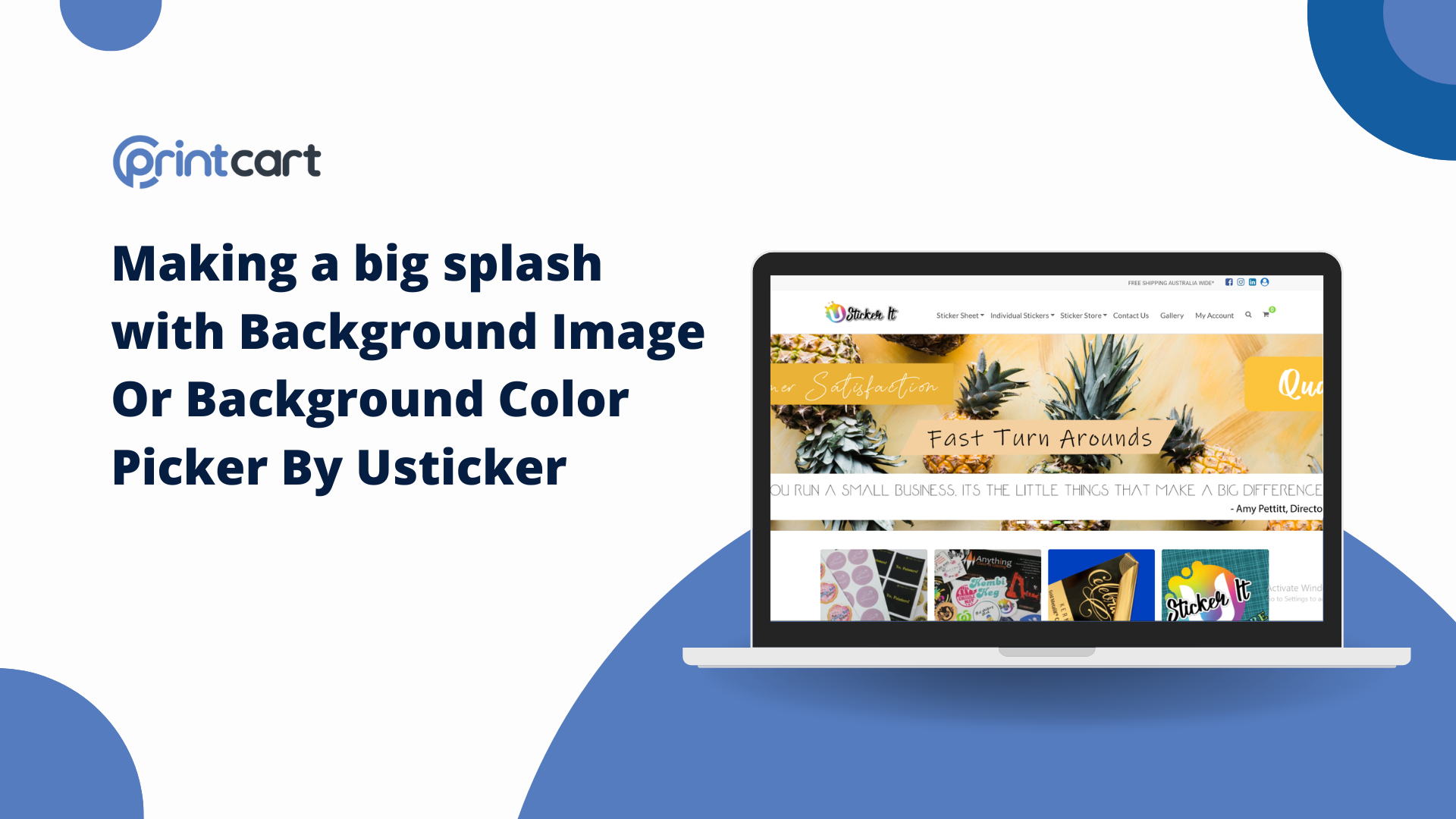 Making a big splash with Background Image Or Background Color Picker By Usticker